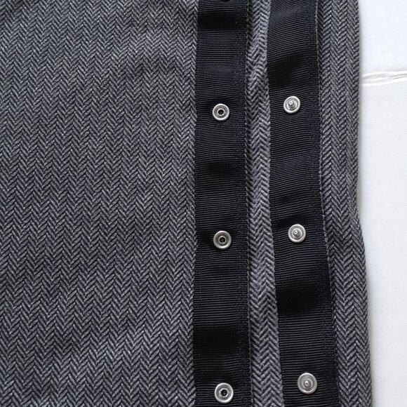 Lululemon Vinyasa Scarf Heathered Herringbone Heathered Slate Black - Picture 4 of 6